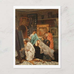Alma-Tadema   Collector at the Time of Augustus Postcard