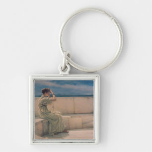 Alma-Tadema   Expectations, 1885 Keychain