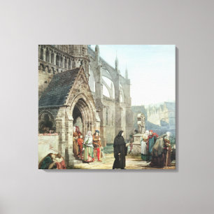 Alma-Tadema   Faust and Marguerite, 1857 Canvas Print