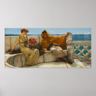 Alma-Tadema - I Love You Love Me Poster