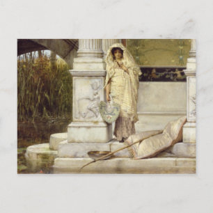 Alma-Tadema Roman Fisher Girl, 1873 Postcard