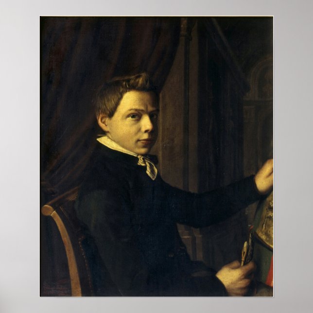 Alma-Tadema - Self Portrait Poster (Front)