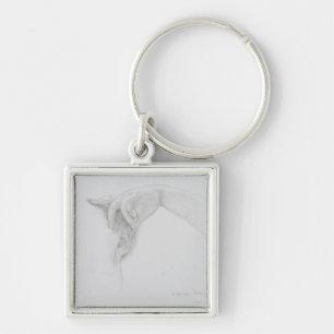 Alma-Tadema Study for 'Thermaie Antoniniane' Keychain