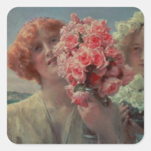 Alma-Tadema Summer Offering, 1911 Square Sticker