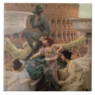 Alma-Tadema   The Coliseum, 1896 Tile