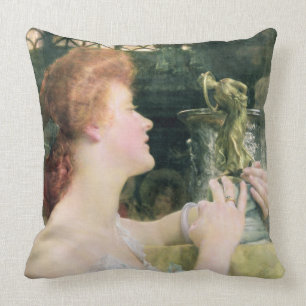 Alma-Tadema The Golden Hour, 1908 Throw Pillow