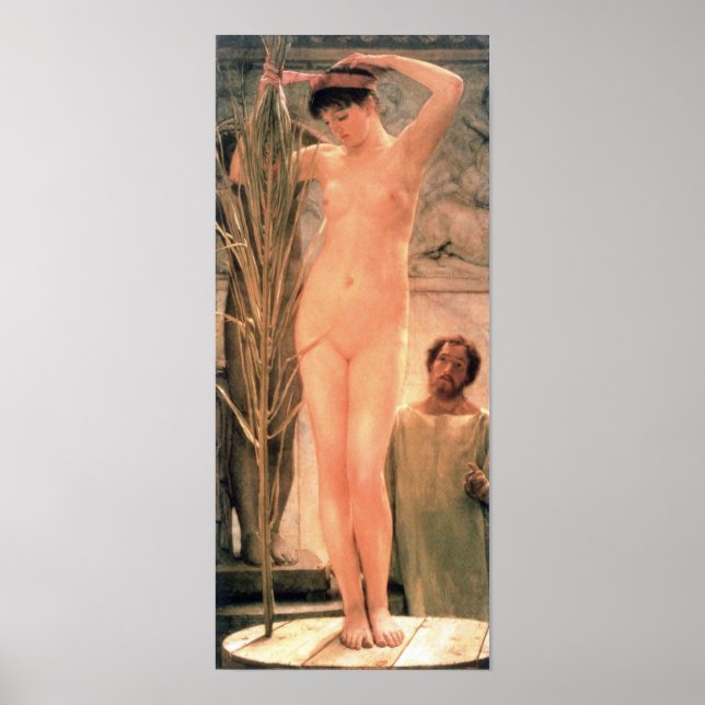 Alma-Tadema - The model of a sculptor Poster (Front)