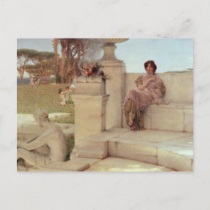 Alma-Tadema The Voice of Spring, 1908 Postcard