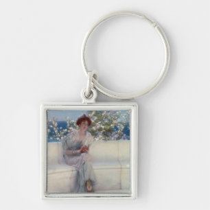 Alma-Tadema   The Year is at the Spring Keychain