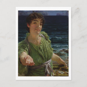 Alma-Tadema Una Carita, 1883 Postcard