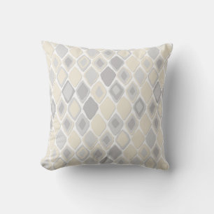 Almas diamond ikat pure throw pillow