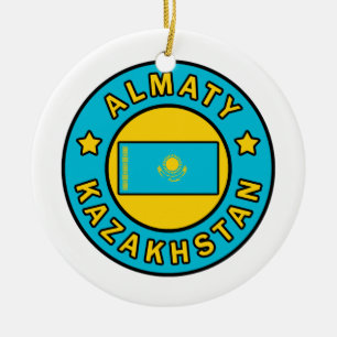 Almaty Kazakhstan Ceramic Ornament