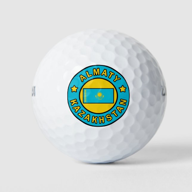 Almaty Kazakhstan Golf Balls (Front)