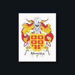 Almeida Family Crest Canvas Print<br><div class="desc">Almeida Coat of Arms</div>