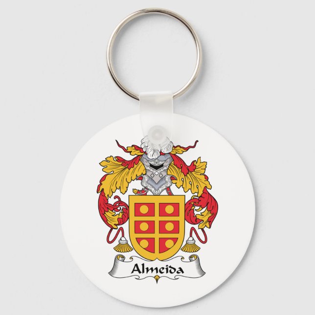 Almeida Family Crest Keychain (Front)