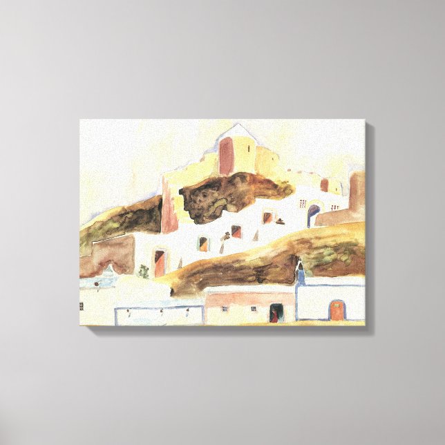 Almeria by Walter Gramatte, Vintage Expressionism Canvas Print (Front)
