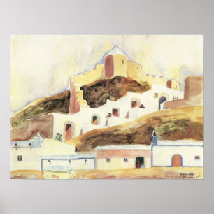 Almeria by Walter Gramatte, Vintage Expressionism Poster