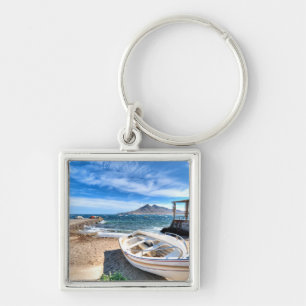 Almería, La Isleta Del Moro Mar Mediterráneo Keychain