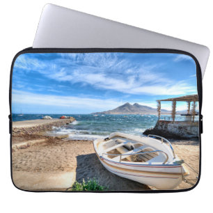 Almería, La Isleta Del Moro Mar Mediterráneo Laptop Sleeve