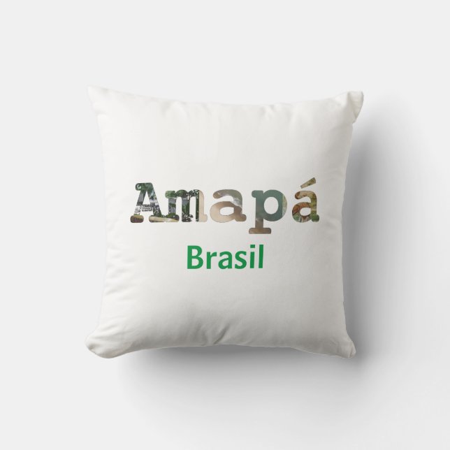 Almofada Amapá Throw Pillow (Front)