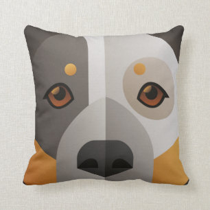 Almofada Australian Boyadeiro Dogs (Cattle Dog) Throw Pillow