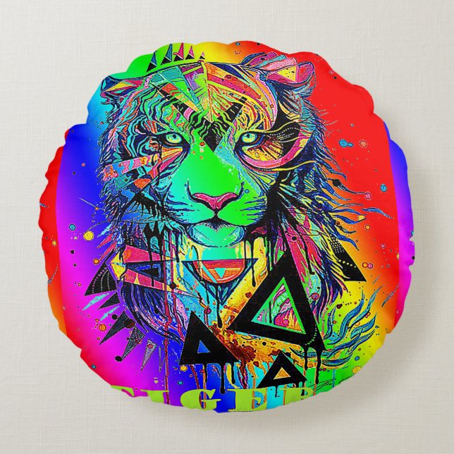 Almofada Redonda/Tigre Round Pillow (Front)