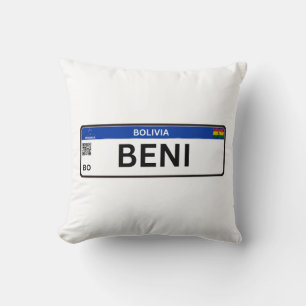 Almohada Beni Mercosur Throw Pillow