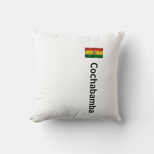 Almohada Cochabamba Throw Pillow (Front)