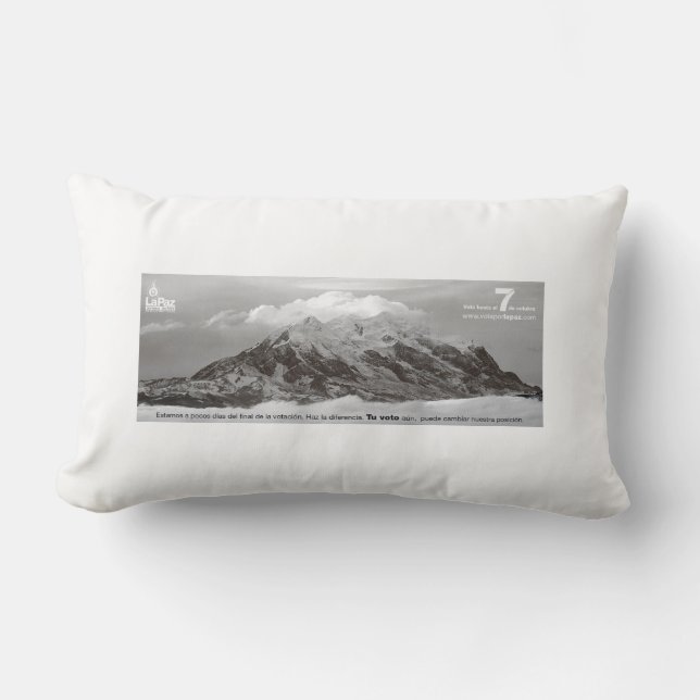 Almohada Illimani Lumbar Pillow (Front)