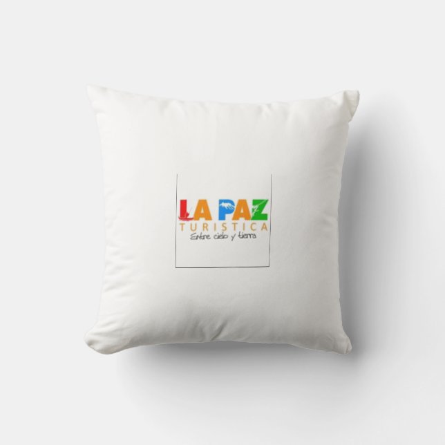 Almohada La Paz turistica Throw Pillow (Front)