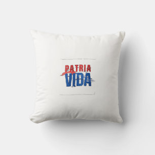 Almohada Patria y vida Throw Pillow