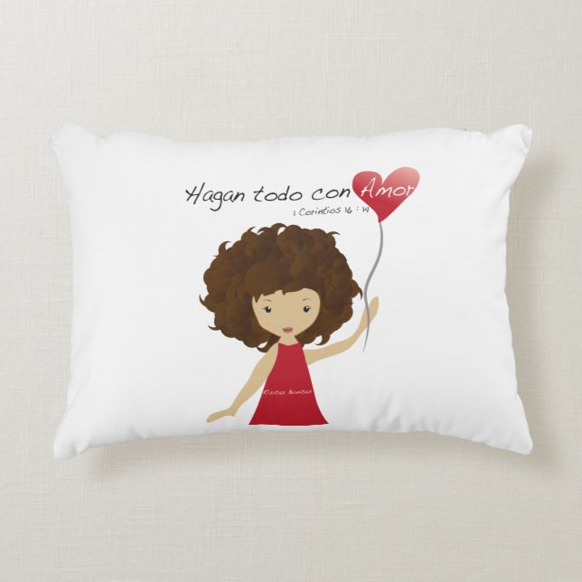 Almohada Risitas Bonitas Accent Pillow (Front)
