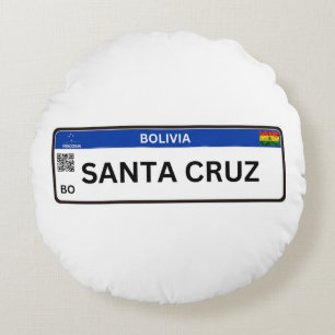 Almohada Santa Cruz Mercosur Round Pillow