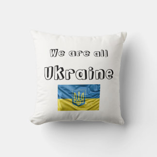 Almohada We are Ukraine Throw Pillow