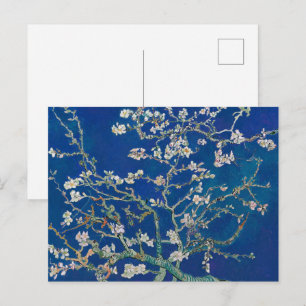 Almond Bloom (Indigo)   Van Gogh   Postcard