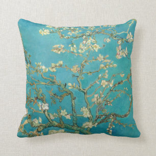 Almond Blossom, 1890 by Vincent van Gogh Throw Pil Pillow