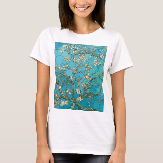 Almond Blossom by After Vincent van Gogh T-Shirt (Front)