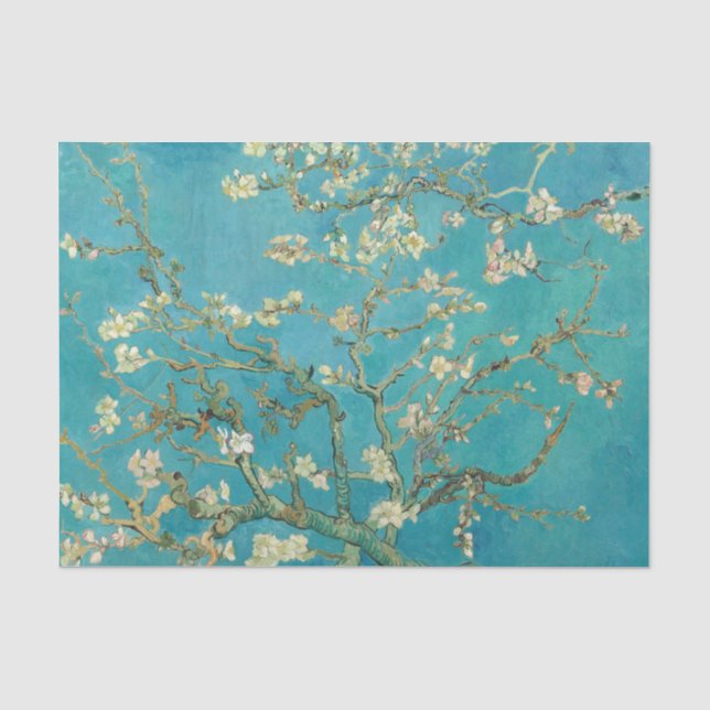 Almond Blossom by Vincent van Gogh Tissue Paper (Front)