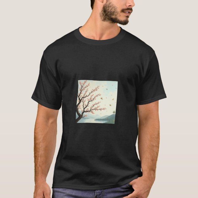 Almond Blossom Dreams T-Shirt (Front)