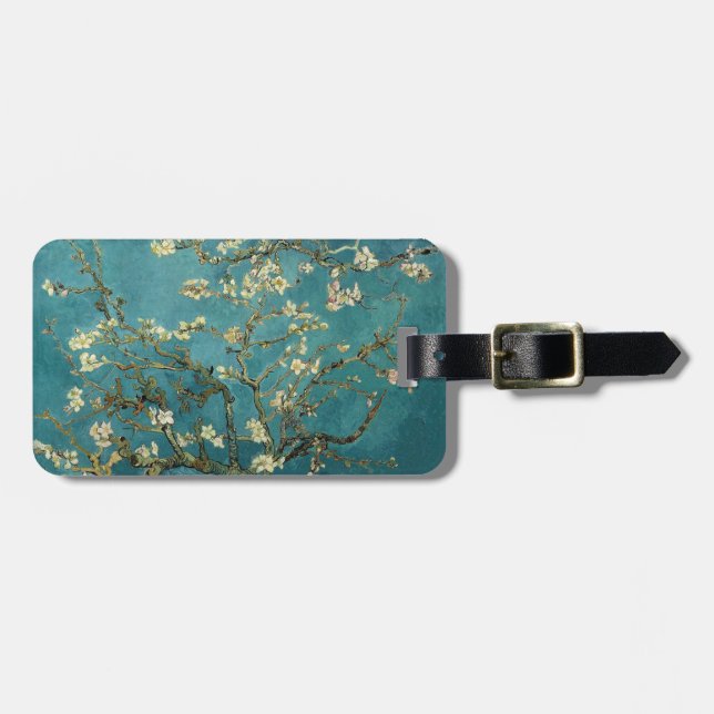 Almond Blossom Luggage Tag (Front Horizontal)