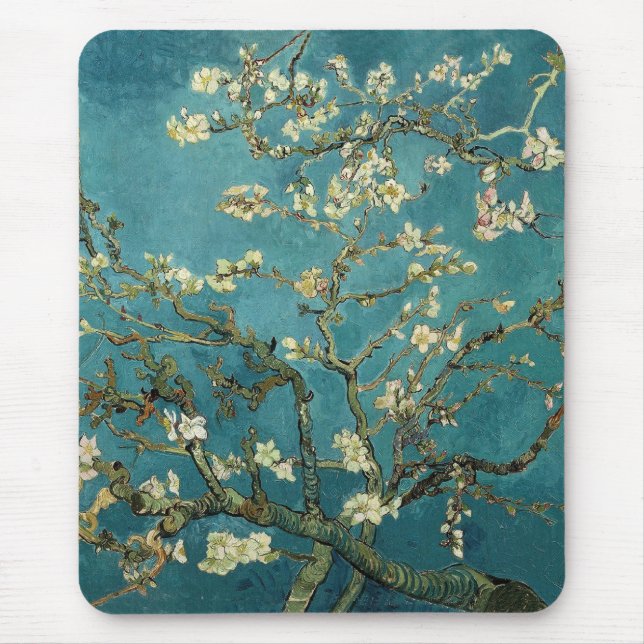 Almond Blossom Mouse Pad (Front)