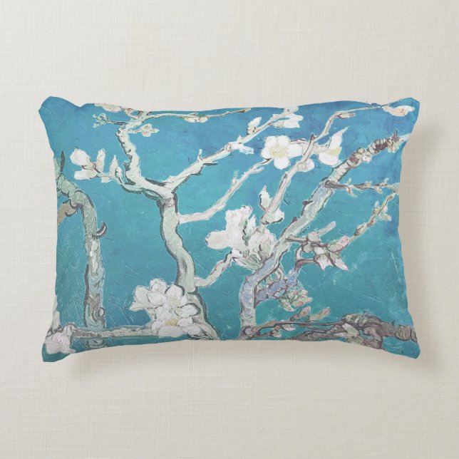 Almond Blossom Van Gogh Accent Pillow (Front)