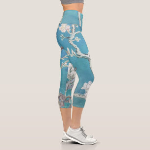 Almond Blossom Van Gogh Art  Capri Leggings