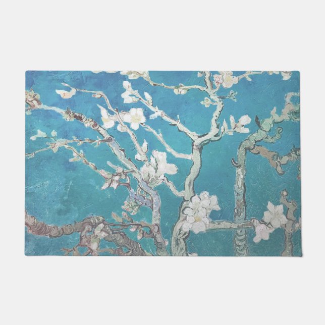 Almond Blossom Van Gogh Art Doormat (Front)