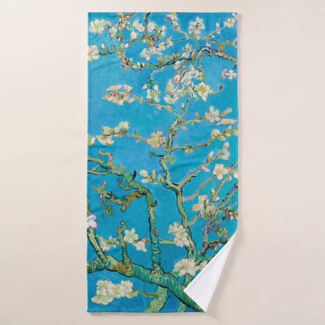 Almond Blossom, Vincent van Gogh (Serviette de bain)