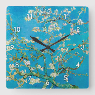 Almond Blossom, Vincent van Gogh Square Wall Clock