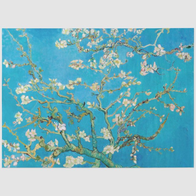 Almond Blossom, Vincent van Gogh Tissue Paper (Front)