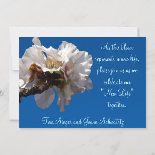 Almond Blossom Wedding Invitation