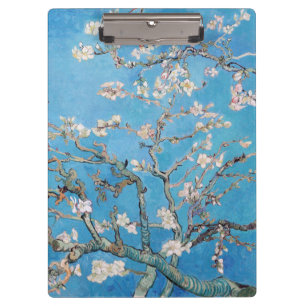 Almond Blossoms Blue Vincent van Gogh Art Painting Clipboard