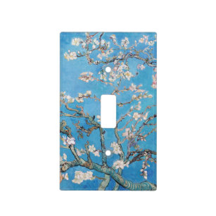 Almond Blossoms Blue Vincent van Gogh Art Painting Light Switch Cover